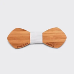 Outlet HappyBulle Noeud papillon enfant personnalisé gravé bois Dandy