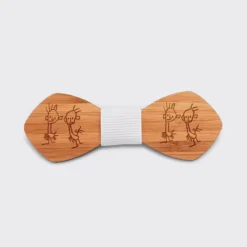 Outlet HappyBulle Noeud papillon enfant personnalisé gravé bois Dandy