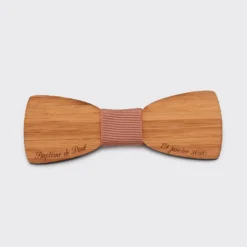 Clearance HappyBulle Noeud papillon personnalisé enfant gravé bois Slim