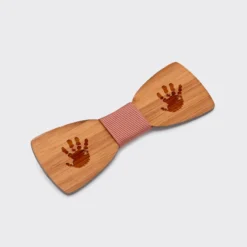 Clearance HappyBulle Noeud papillon personnalisé enfant gravé bois Slim
