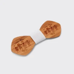 Outlet HappyBulle Noeud papillon personnalisé gravé bois Dandy