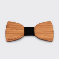 Best HappyBulle Noeud papillon personnalisé gravé bois Classique