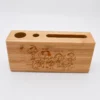 Outlet HappyBulle Organiseur de bureau personnalisé 14,6x6,5 cm bois gravé