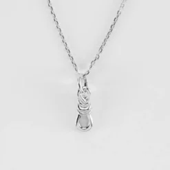 Hot HappyBulle Pendentif argent "Le lien" - x Lilylovesfashion Argent rhodié 925