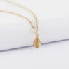 Outlet HappyBulle Pendentif coquillage cauri plaqué or 10 mm