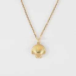 Online HappyBulle Pendentif coquillage coque plaqué or 13 mm