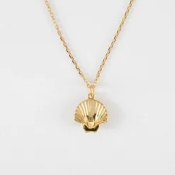 Online HappyBulle Pendentif coquillage coque plaqué or 13 mm
