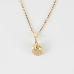 Discount HappyBulle Pendentif coquillage perle blanche plaqué or 12 mm