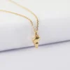 Best HappyBulle Pendentif coquillage scalaire plaqué or 12 mm