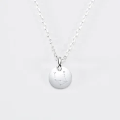 Sale HappyBulle Pendentif enfant personnalisé initiale médaille gravée argent 10 mm Argent rhodié 925