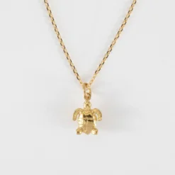 Clearance HappyBulle Pendentif enfant tortue plaqué or 10 mm Plaqué or 18k