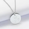 Clearance HappyBulle Pendentif homme personnalisé médaille gravée acier 20 mm - x Barbapapa