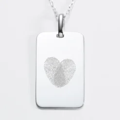Best HappyBulle Pendentif Marié personnalisé médaille gravée argent 20x32 mm