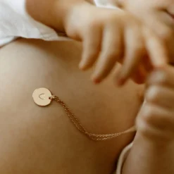 Hot HappyBulle Pendentif personnalisé coeur estampillé plaqué or 15 mm - x Atelier Wagram Plaqué or 18k