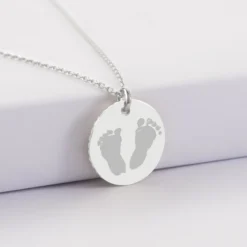 Best HappyBulle Pendentif personnalisé médaille soleil coeur bombé gravée argent 19 mm Argent rhodié 925