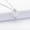 Discount HappyBulle Pendentif personnalisé médaille gravée argent clé 19x10mm