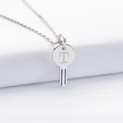 Discount HappyBulle Pendentif personnalisé médaille gravée argent clé 19x10mm