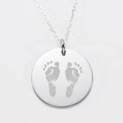 Hot HappyBulle Pendentif personnalisé médaille gravée argent 27 mm