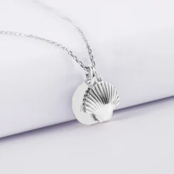 Sale HappyBulle Pendentif personnalisé médaille gravée argent 15 mm et breloque(s) summer - à composer Argent rhodié 925