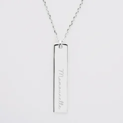 Hot HappyBulle Pendentif personnalisé médaille gravée argent plaque 40x8 mm - édition spéciale 