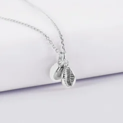 Clearance HappyBulle Pendentif personnalisé médaille gravée argent 10 mm et breloque(s) summer - à composer Argent rhodié 925