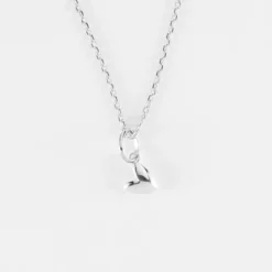 Sale HappyBulle Pendentif petit coeur bombé argent 7 mm - x Atelier Wagram Argent rhodié 925