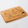Outlet HappyBulle Planche à découper Noël personnalisée bambou gravé 20x15 cm - édition spéciale "Goûter du Père Noël"
