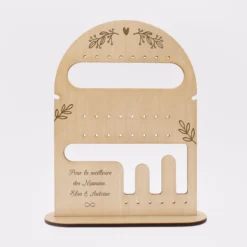 Sale HappyBulle Porte-bijoux personnalisé bois gravé 165x117 mm