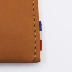 Discount HappyBulle Porte-carte personnalisé cuir couleur 9,7x7,3cm Caramel