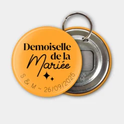 Online HappyBulle Porte clés-décapsuleur personnalisé 56mm EVJF