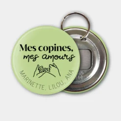Online HappyBulle Porte clés-décapsuleur personnalisé 56mm EVJF