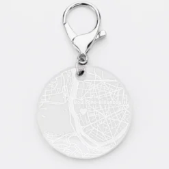 Discount HappyBulle Porte-clés personnalisé gravé médaille ronde 50 mm