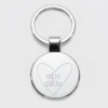 Hot HappyBulle Porte-clés personnalisé gravé acier rond 37 mm - x Mon petit Léon