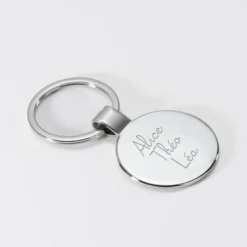 Hot HappyBulle Porte-clés personnalisé gravé acier rond 37 mm - x Mon petit Léon