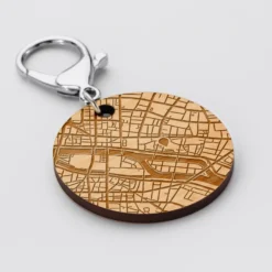 Discount HappyBulle Porte-clés personnalisé gravé médaille ronde 50 mm