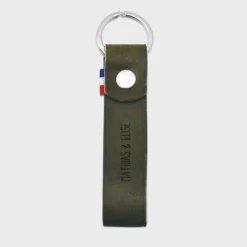 Online HappyBulle Porte-clés personnalisé gravé cuir lanière 25x100 mm