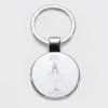 Online HappyBulle Porte-clés personnalisé prénom gravé acier rond 37 mm - x Marie Savart