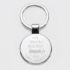 Online HappyBulle Porte-clés témoin homme personnalisé gravé acier rond 37 mm