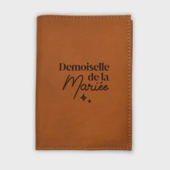 Best HappyBulle Protège passeport personnalisé cuir couleur Caramel EVJF