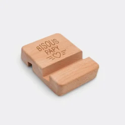 Clearance HappyBulle Support téléphone / tablette personnalisé bois gravé